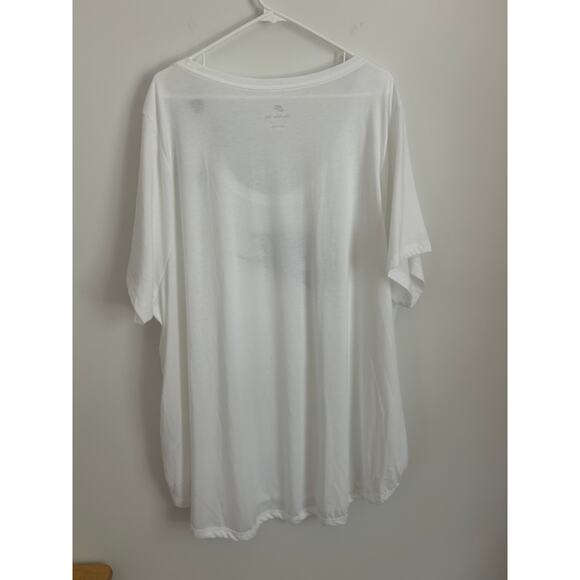 Nike Plus Futura Logo Tee T-Shirt White NWT - Size 4X - Picture 6 of 6